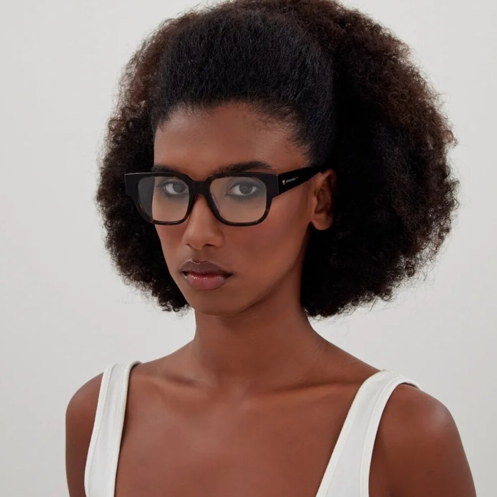 BRAND NEW Bottega Veneta BV1289O 001 Black Demo Square Women Eyeglasses - Picture 8 of 8